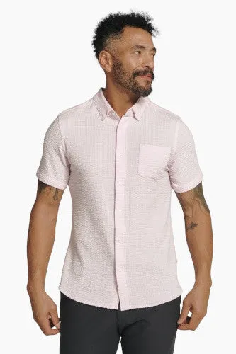 7 Diamonds Bennet Short Sleeve Shirt in Pink